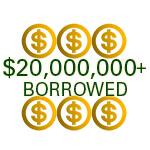 families borrow more than $20,000,000 each year