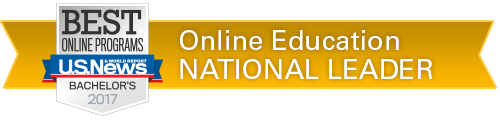 Online Education Leader 2017 by U.S. News &amp; World Report